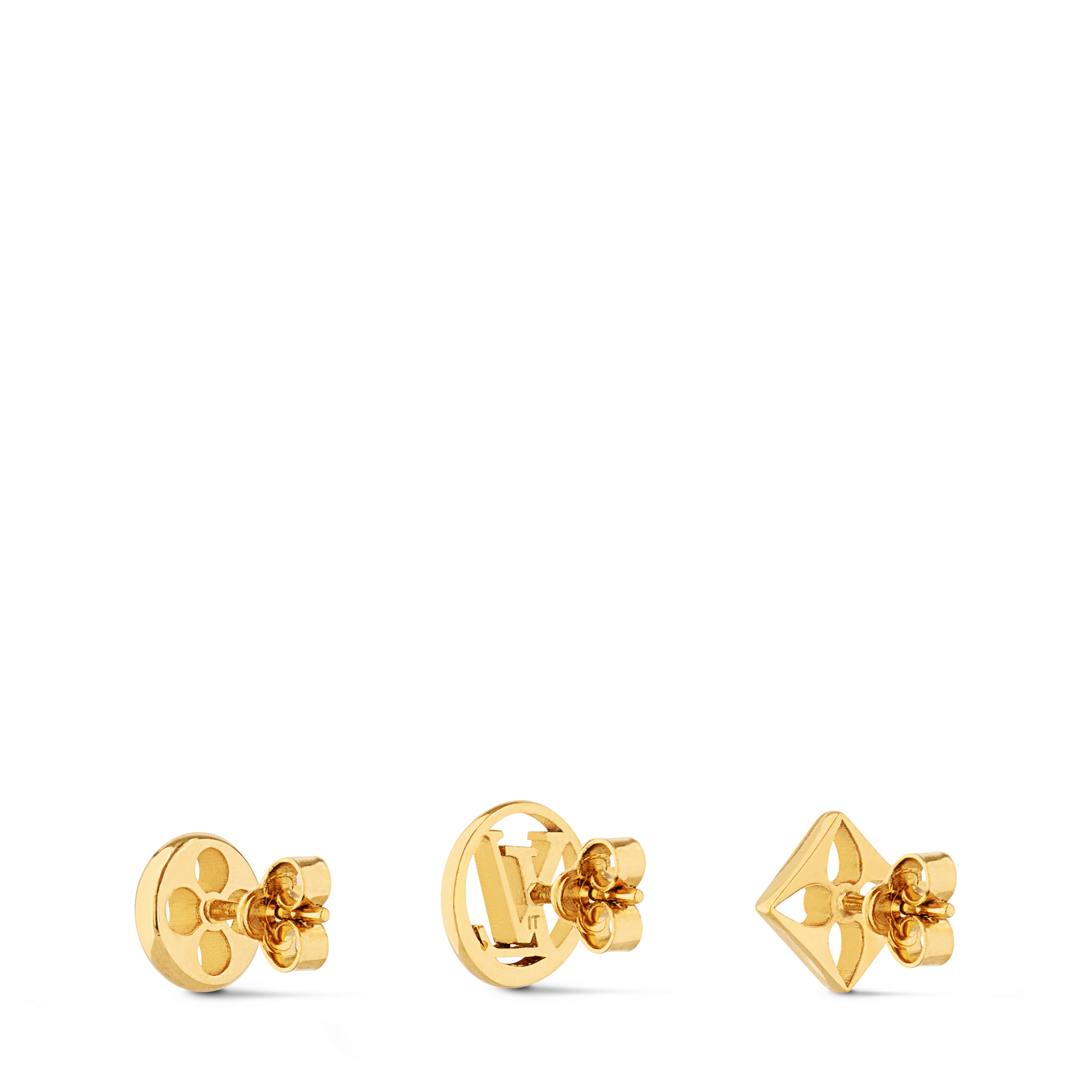 Crazy In Lock Earrings Set S00 in Women