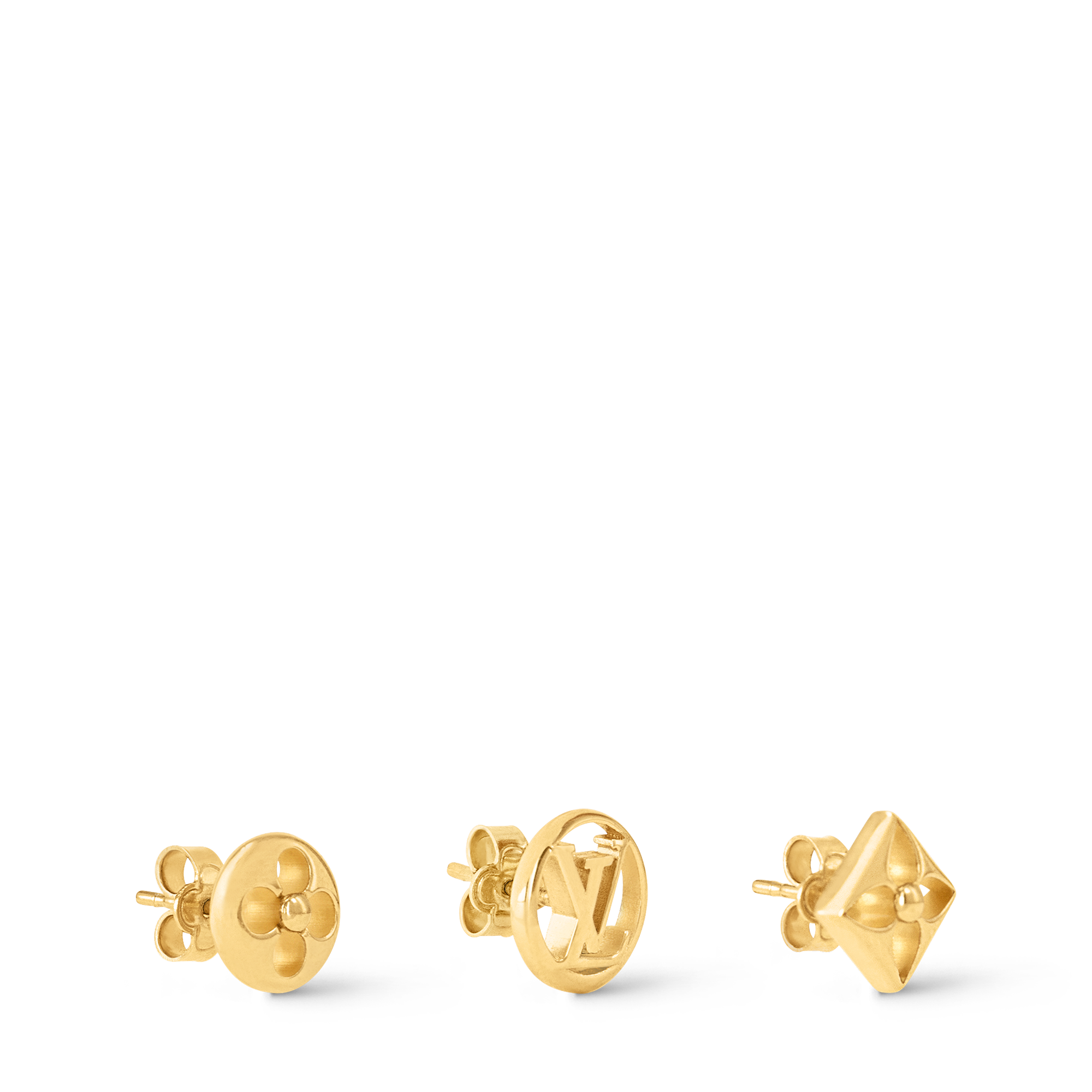 Crazy In Lock Earrings Set S00 in Women