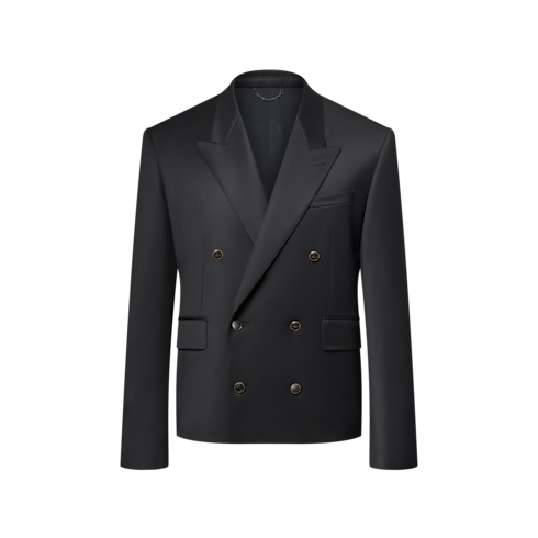 Cropped Double-Breasted Jacket in Men's Ready-to-Wear Blazers and Jackets collections by Louis Vuitton (Product zoom)
