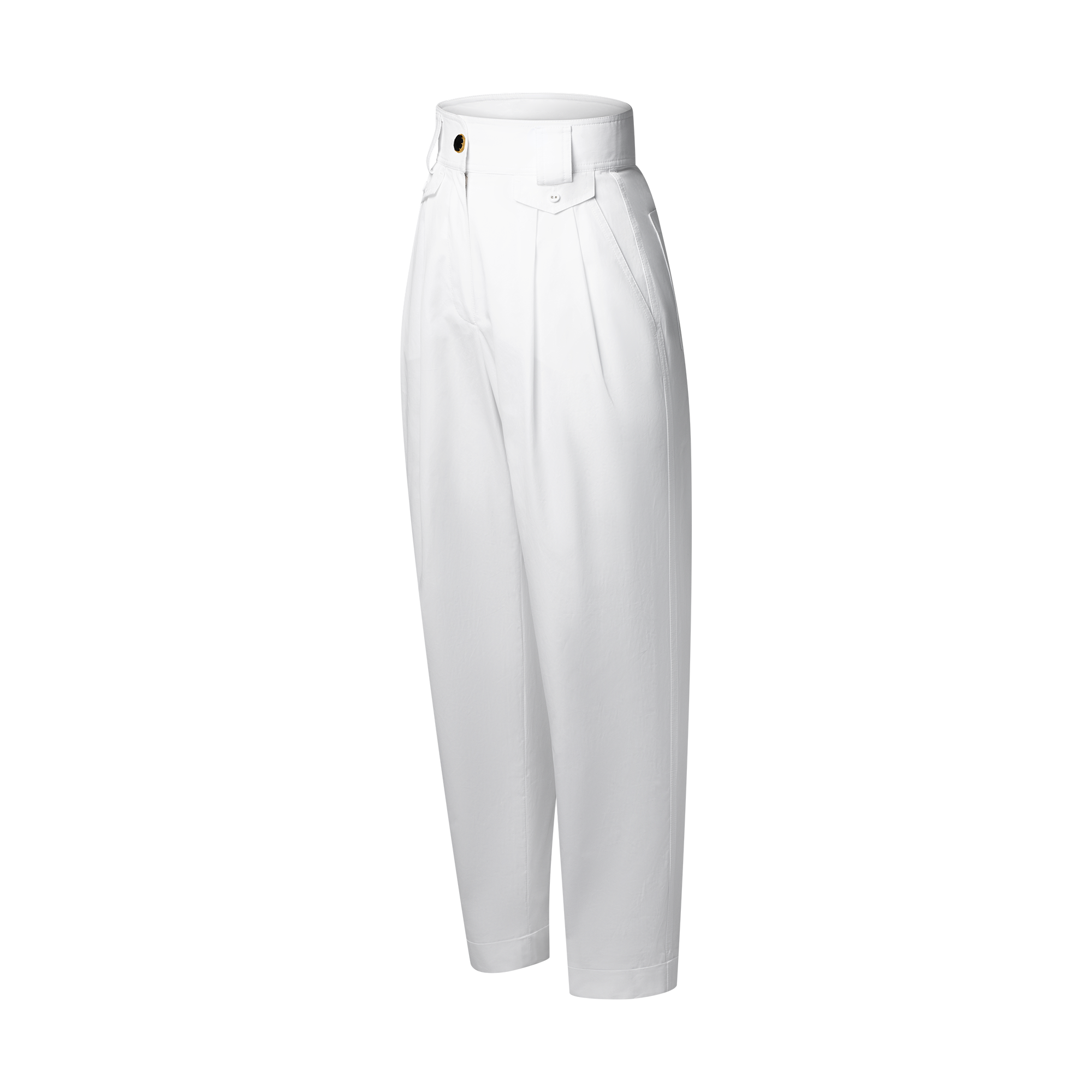 Cuffed Wide-Leg Pants  in Women