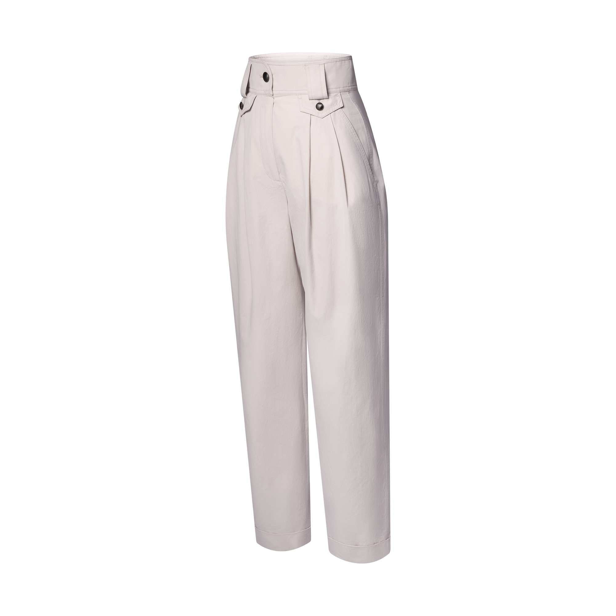 Cuffed Wide-Leg Pants  in Women