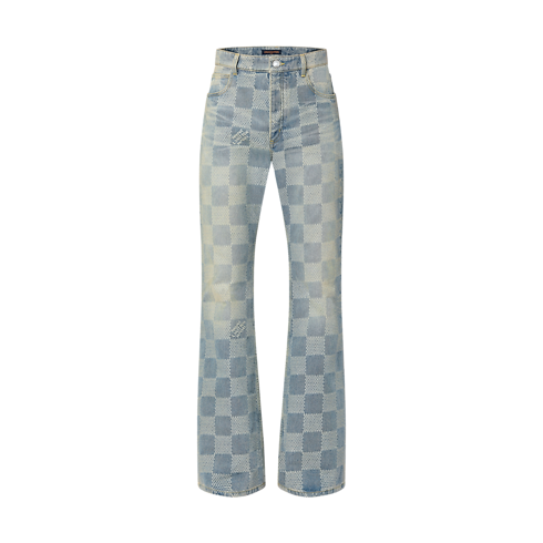 Damier Denim 3D Bootcut in Men's Ready-to-Wear Denim Collection collections by Louis Vuitton (Product zoom)