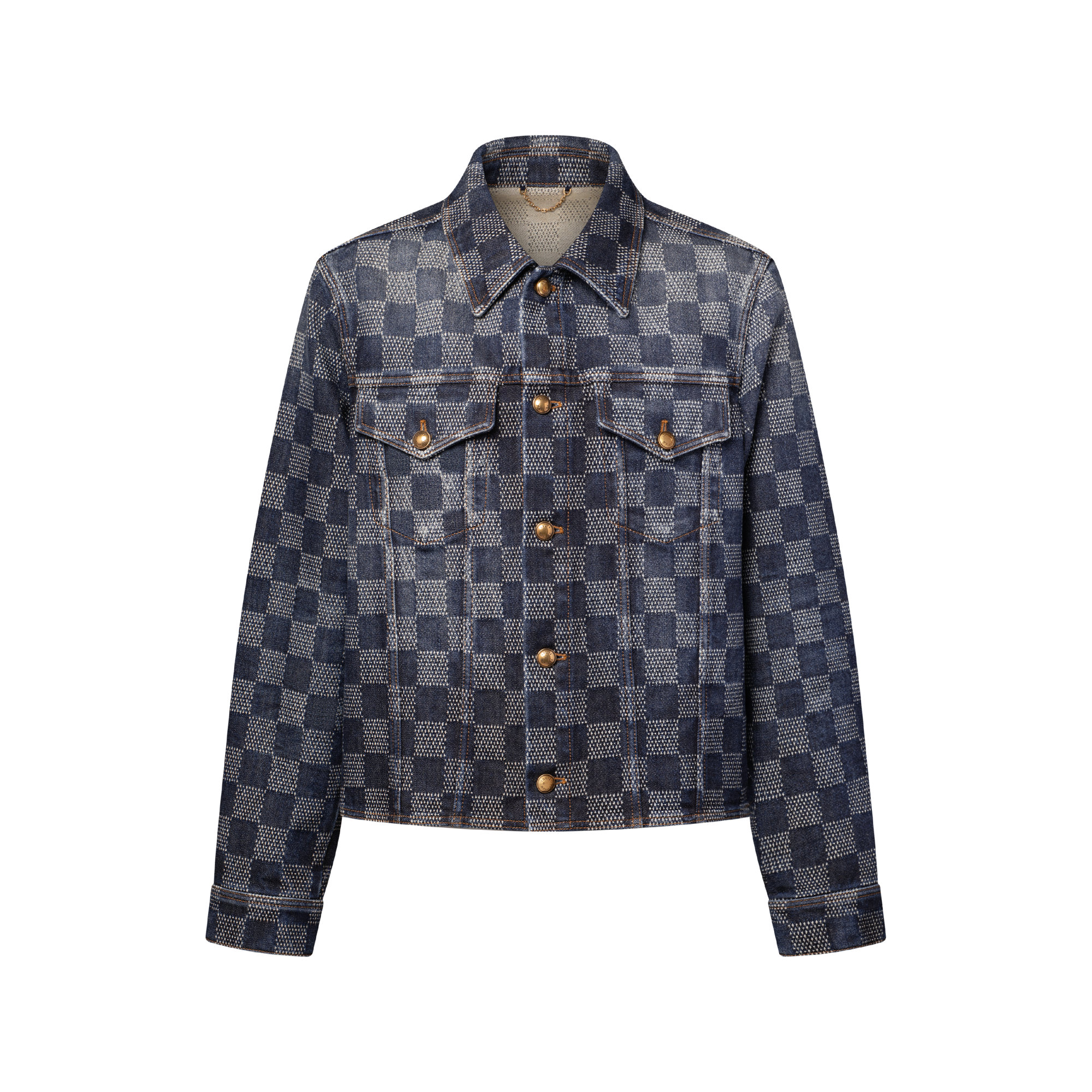 lv dress shirt men LOUIS VUITTON Damier Bandana Silk Evening Shirt Black. Size 43
