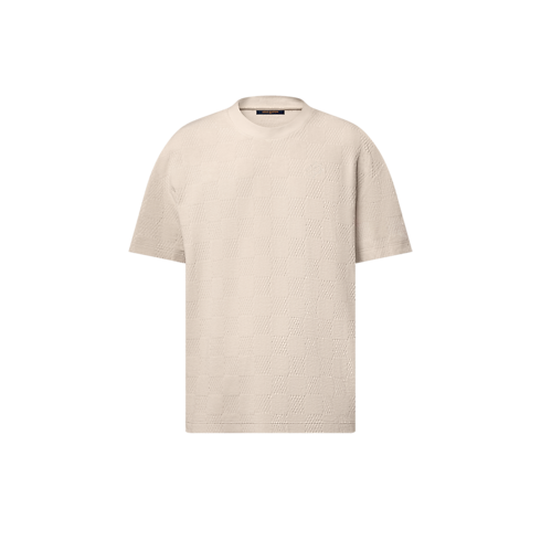 Damier French Terry T-Shirt in Men's Ready-to-Wear T-Shirts and Polos collections by Louis Vuitton (Product zoom)