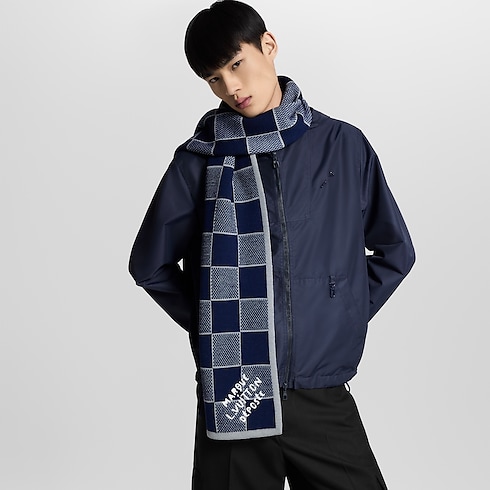 Damier Heritage Scarf S00 in Men's Accessories Scarves collections by Louis Vuitton (Product zoom)