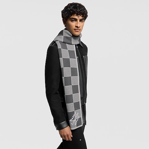 Damier Heritage Scarf S00 in Men's Accessories Scarves collections by Louis Vuitton (Product zoom)