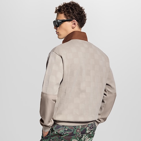 Damier Hybrid Half-Zip Workwear Pullover in Men's Ready-to-Wear All Ready-to-Wear collections by Louis Vuitton (Product zoom)