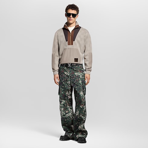 Damier Hybrid Half-Zip Workwear Pullover in Men's Ready-to-Wear All Ready-to-Wear collections by Louis Vuitton (Product zoom)