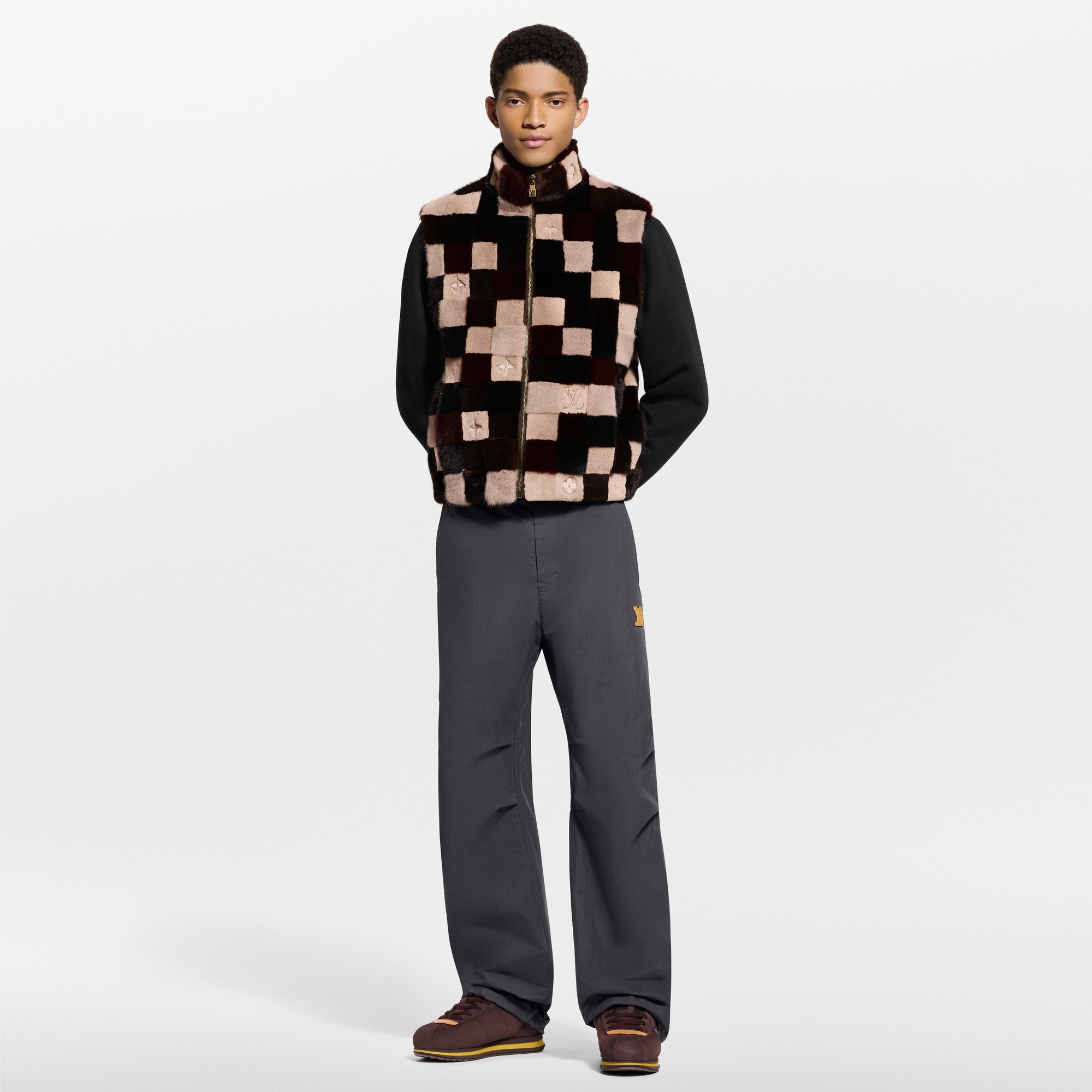 Damier Mink Vest  in Men