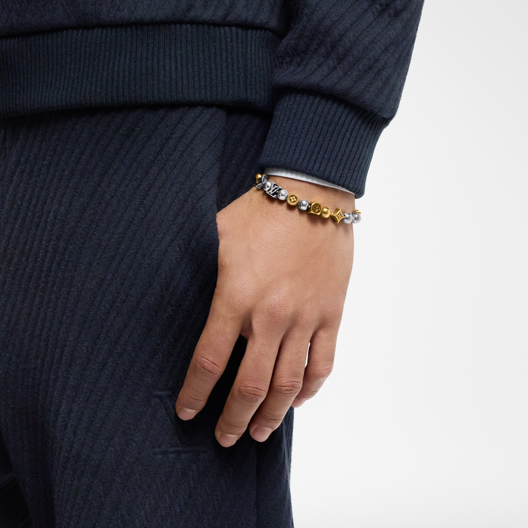 Damier Party Bracelet S00 in Men
