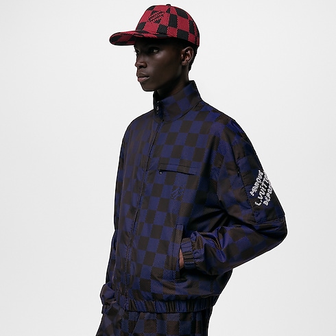 Damier Pop Nylon Travel Blouson in Men's Ready-to-Wear Outerwear and Coats collections by Louis Vuitton (Product zoom)