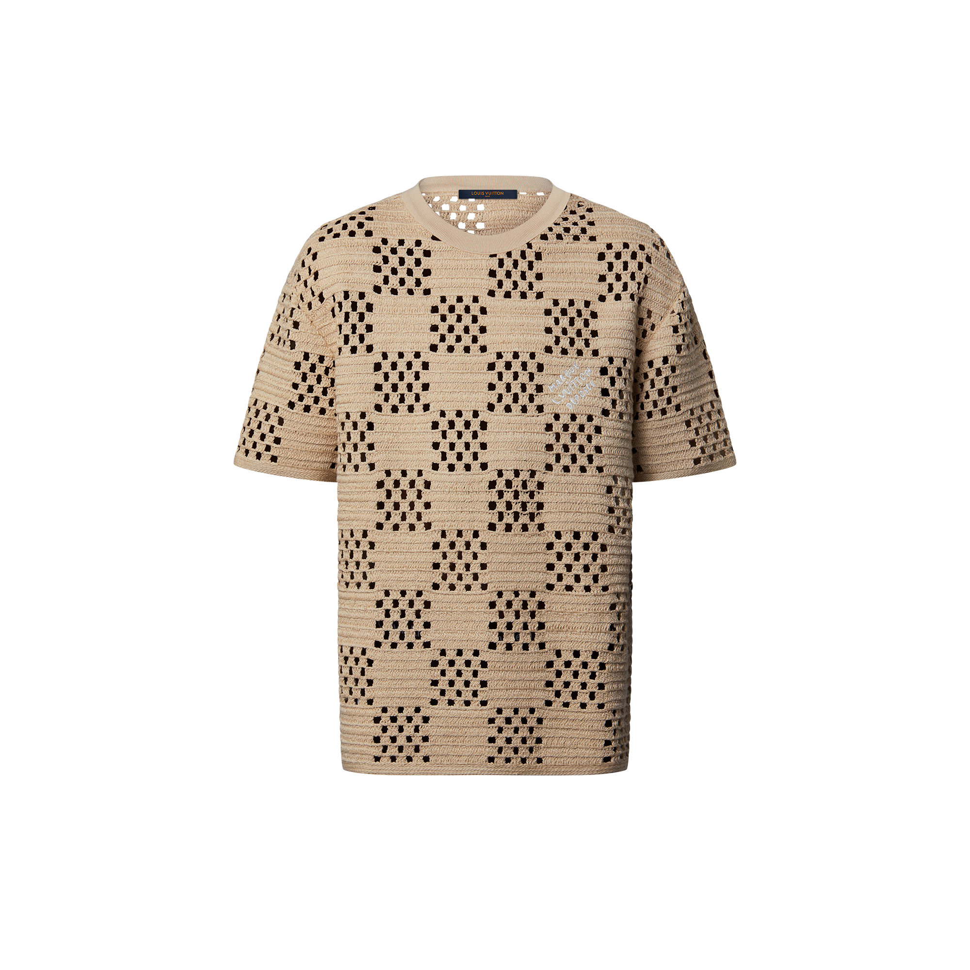 Damier Raffia T-Shirt  in Men