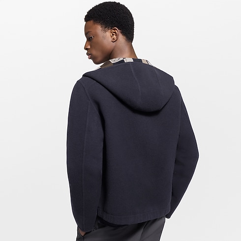 Damier Reversible Hooded Blouson in Men's Ready-to-Wear Outerwear and Coats collections by Louis Vuitton (Product zoom)