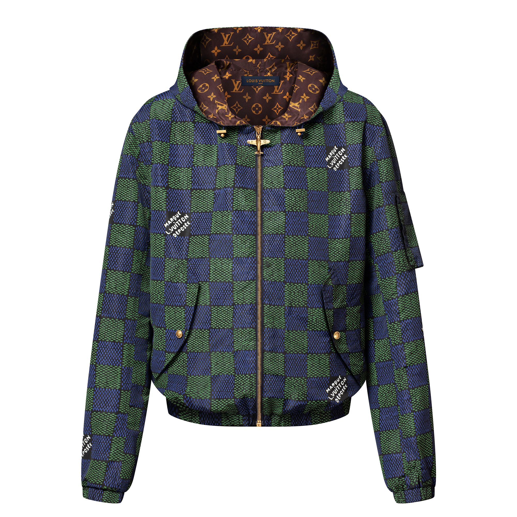 Damier Reversible Windbreaker  in Men