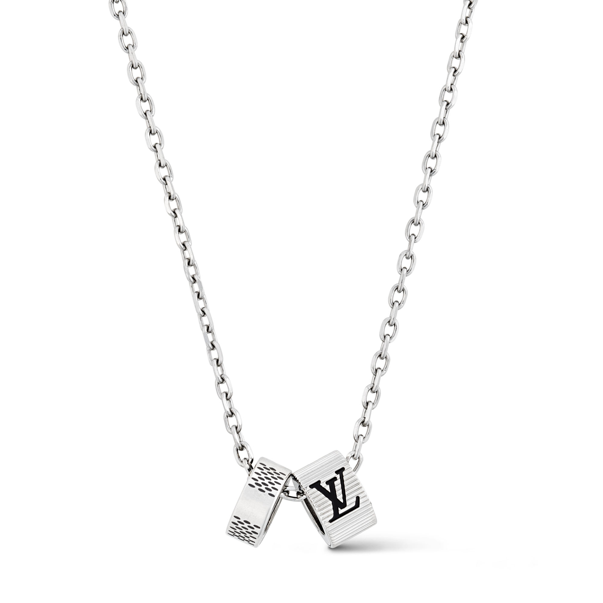 Damier Rings Pendant S00 in Men
