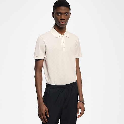 Damier Signature Polo Shirt in Men's Ready-to-Wear T-Shirts and Polos collections by Louis Vuitton (Product zoom)