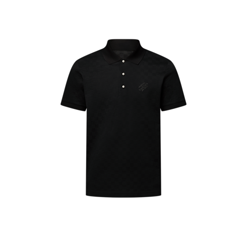 Damier Signature Polo Shirt in Men's Ready-to-Wear T-Shirts and Polos collections by Louis Vuitton (Product zoom)