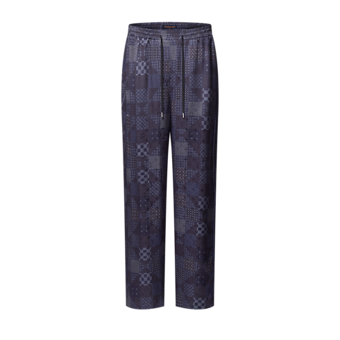 Damier Silk Blend Pajama Pants in Men's Ready-to-Wear All Ready-to-Wear collections by Louis Vuitton (Product zoom)