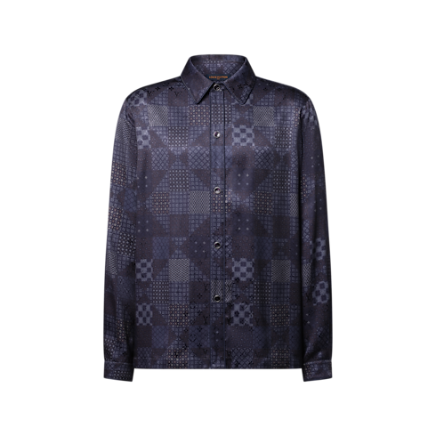 Damier Silk Blend Pajama Shirt in Men's Ready-to-Wear All Ready-to-Wear collections by Louis Vuitton (Product zoom)