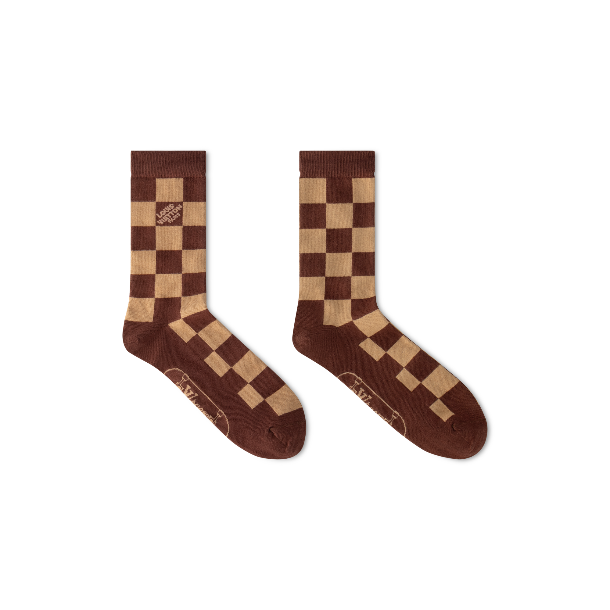 Damier Skate Socks S00 in Men