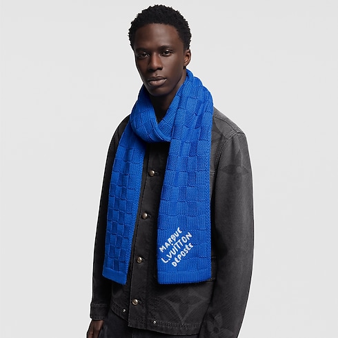 Damier Snug Scarf S00 in Men's Accessories Scarves collections by Louis Vuitton (Product zoom)
