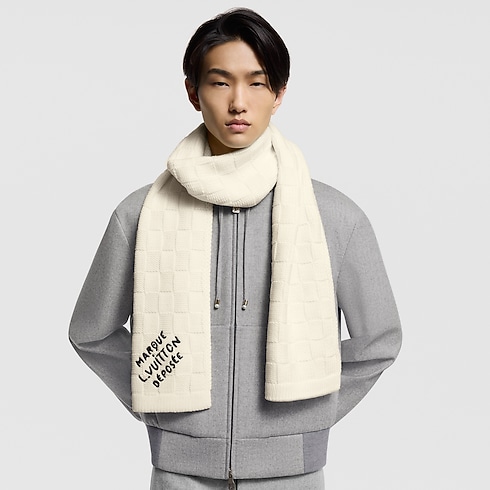 Damier Snug Scarf S00 in Men's Accessories Scarves collections by Louis Vuitton (Product zoom)