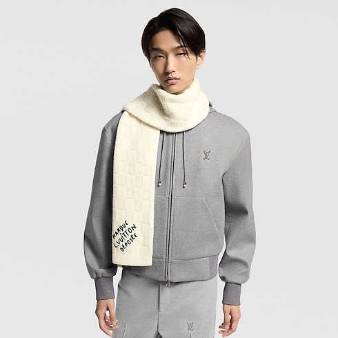 Damier Snug Scarf S00 in Men's Accessories Scarves collections by Louis Vuitton (Product zoom)