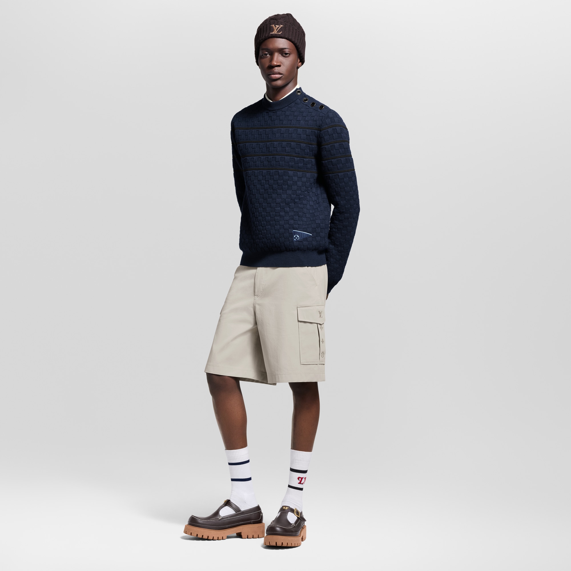 Damier Stripes Pullover  in Men