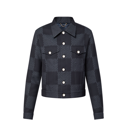 Damier Jacquard Wool Pants in Men's Ready-to-Wear Trousers collections by Louis Vuitton