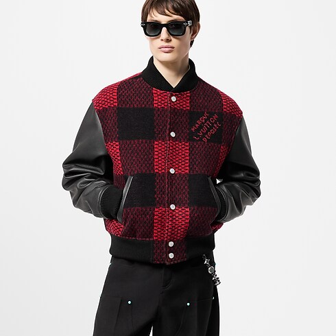 Damier Varsity Blouson in Men's Ready-to-Wear Outerwear and Coats collections by Louis Vuitton (Product zoom)