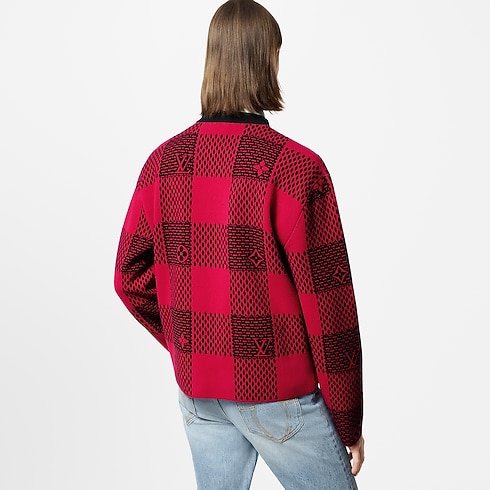 Damier Wool Crewneck in Men's Ready-to-Wear Knitwear and Sweatshirts collections by Louis Vuitton (Product zoom)
