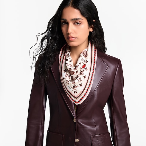 Damiergram Square 70 S00 in Women's Accessories Silk Squares and Bandeaux collections by Louis Vuitton (Product zoom)