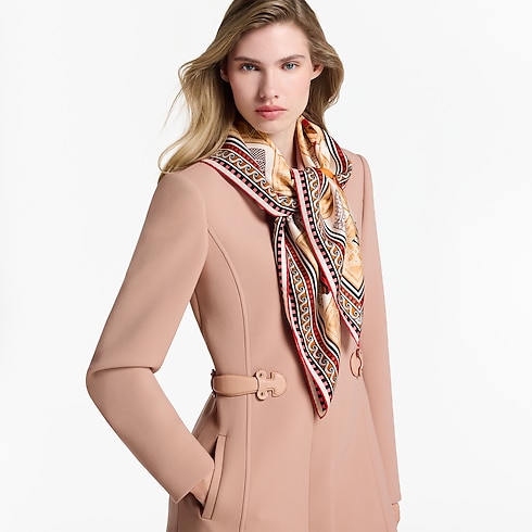 Damiergram Square 90 S00 in Women's Accessories Silk Squares and Bandeaux collections by Louis Vuitton (Product zoom)