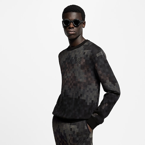 Damoflage Jacquard Pullover in Men's Ready-to-Wear All Ready-to-Wear collections by Louis Vuitton (Product zoom)