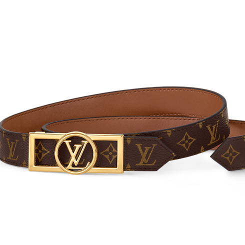 Dauphine 25MM Reversible Belt Monogram Canvas in Women's Accessories Belts collections by Louis Vuitton (Product zoom)