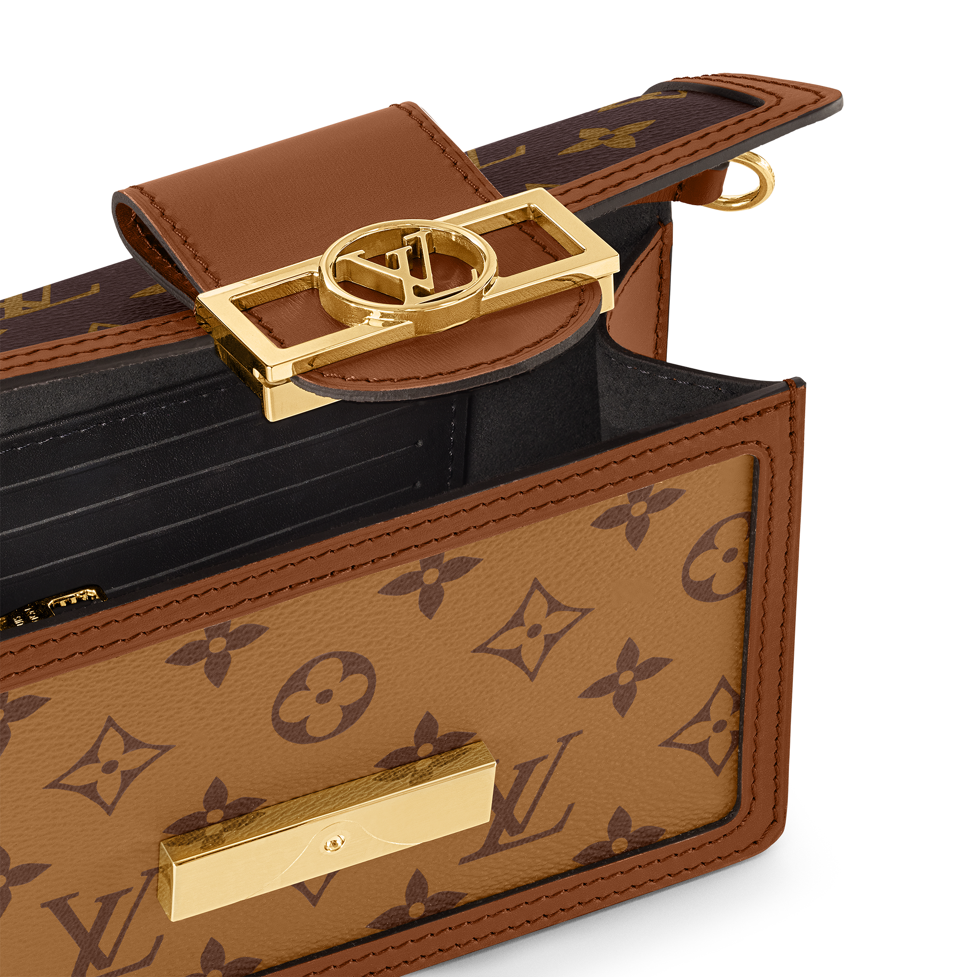 Dauphine Chain Wallet Other Monogram Canvas in Women