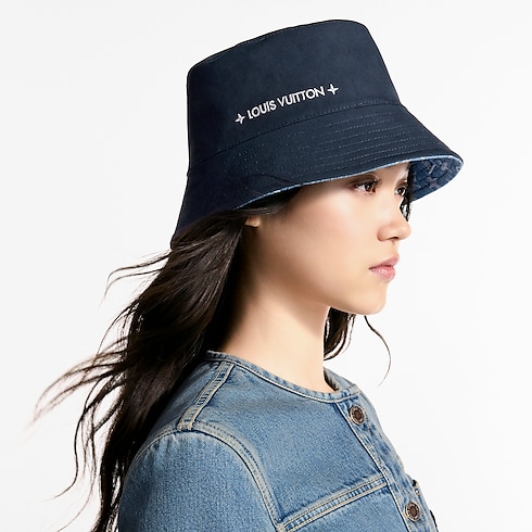Denim Bucket Hat S00 in Women's Accessories Hats & Caps collections by Louis Vuitton (Product zoom)