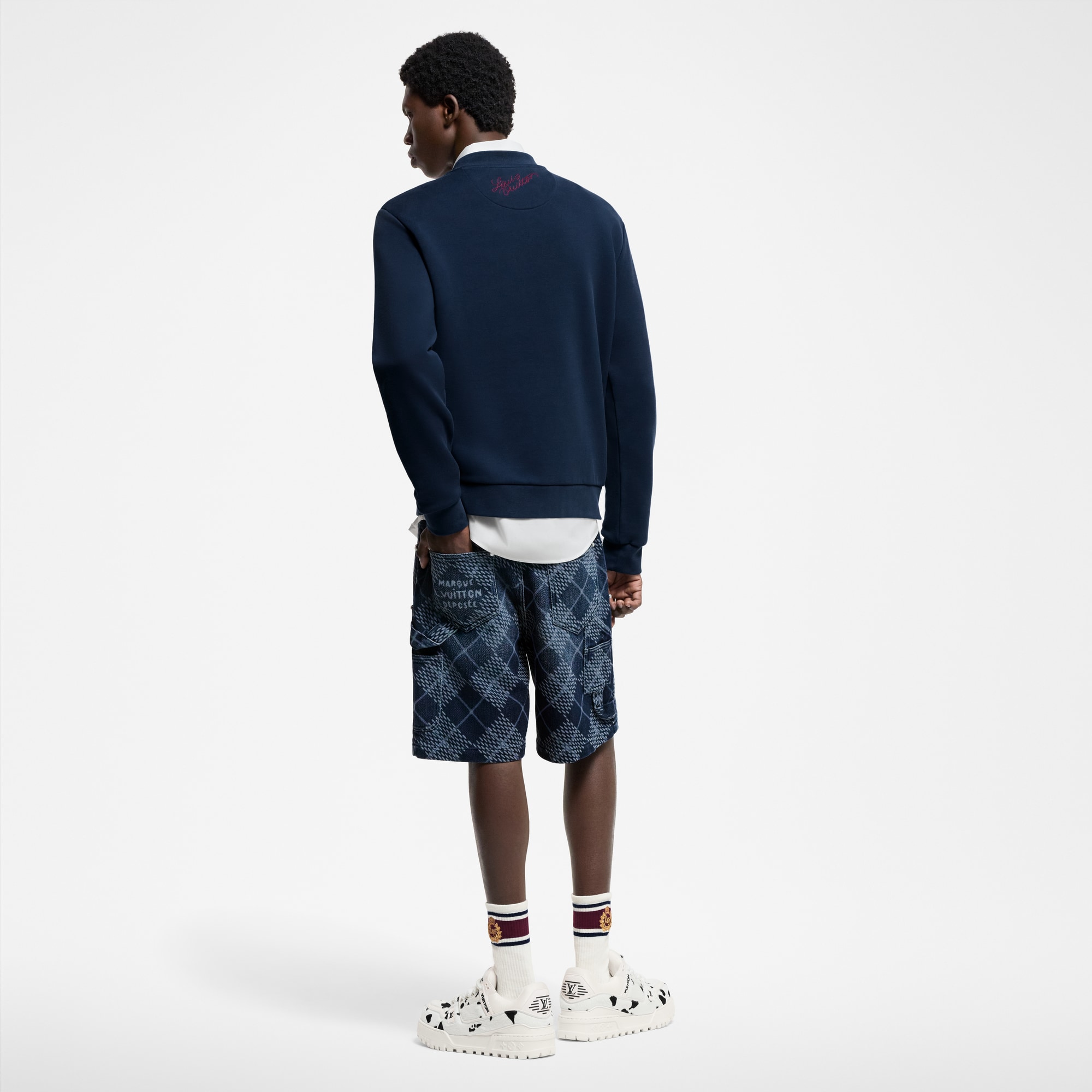 Denim Carpenter Shorts  in Men