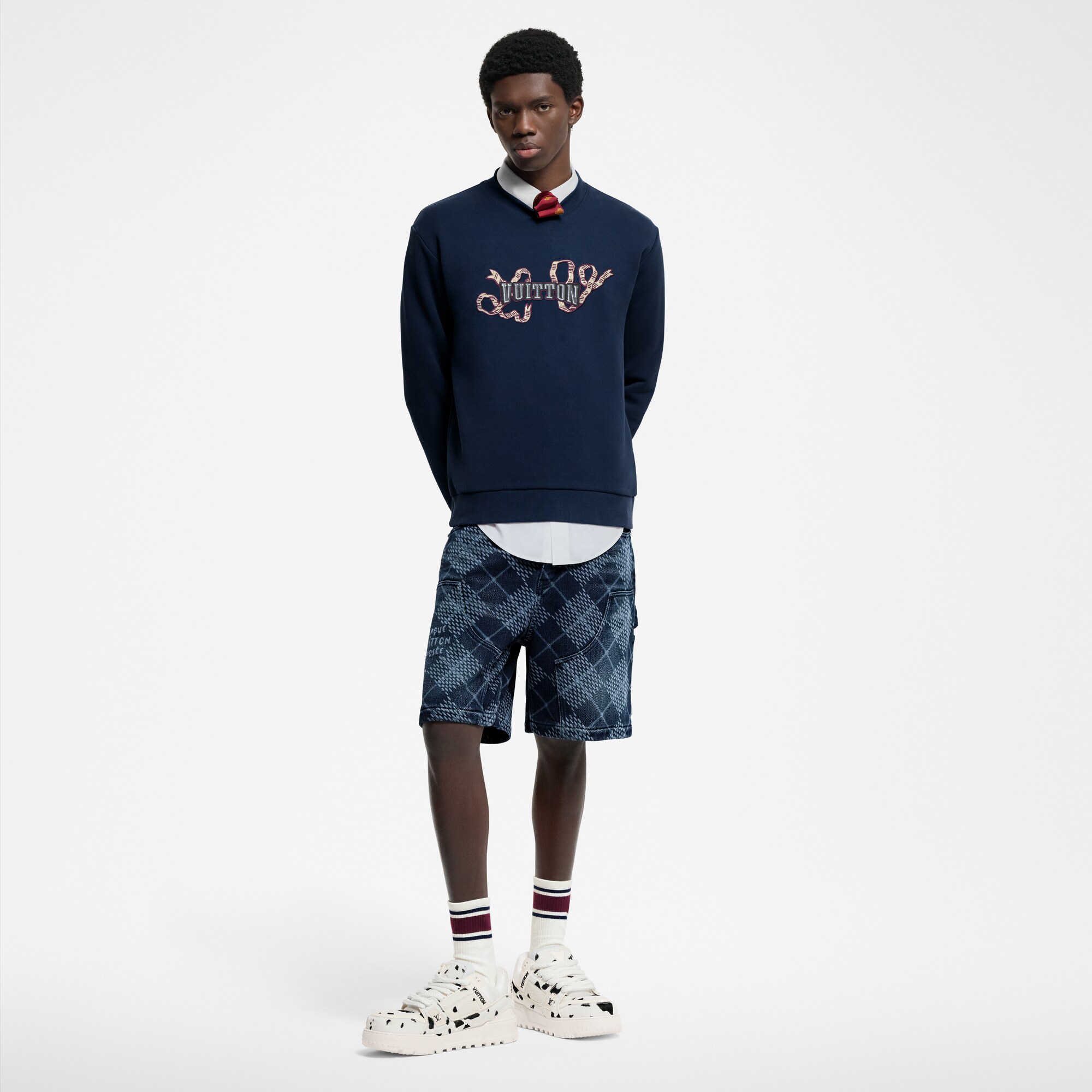 Denim Carpenter Shorts  in Men