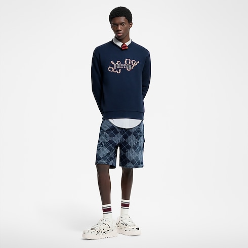 Denim Carpenter Shorts in Men's Ready-to-Wear Denim Collection collections by Louis Vuitton (Product zoom)