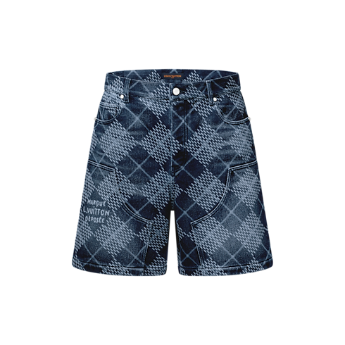 Denim Carpenter Shorts in Men's Ready-to-Wear Denim Collection collections by Louis Vuitton (Product zoom)