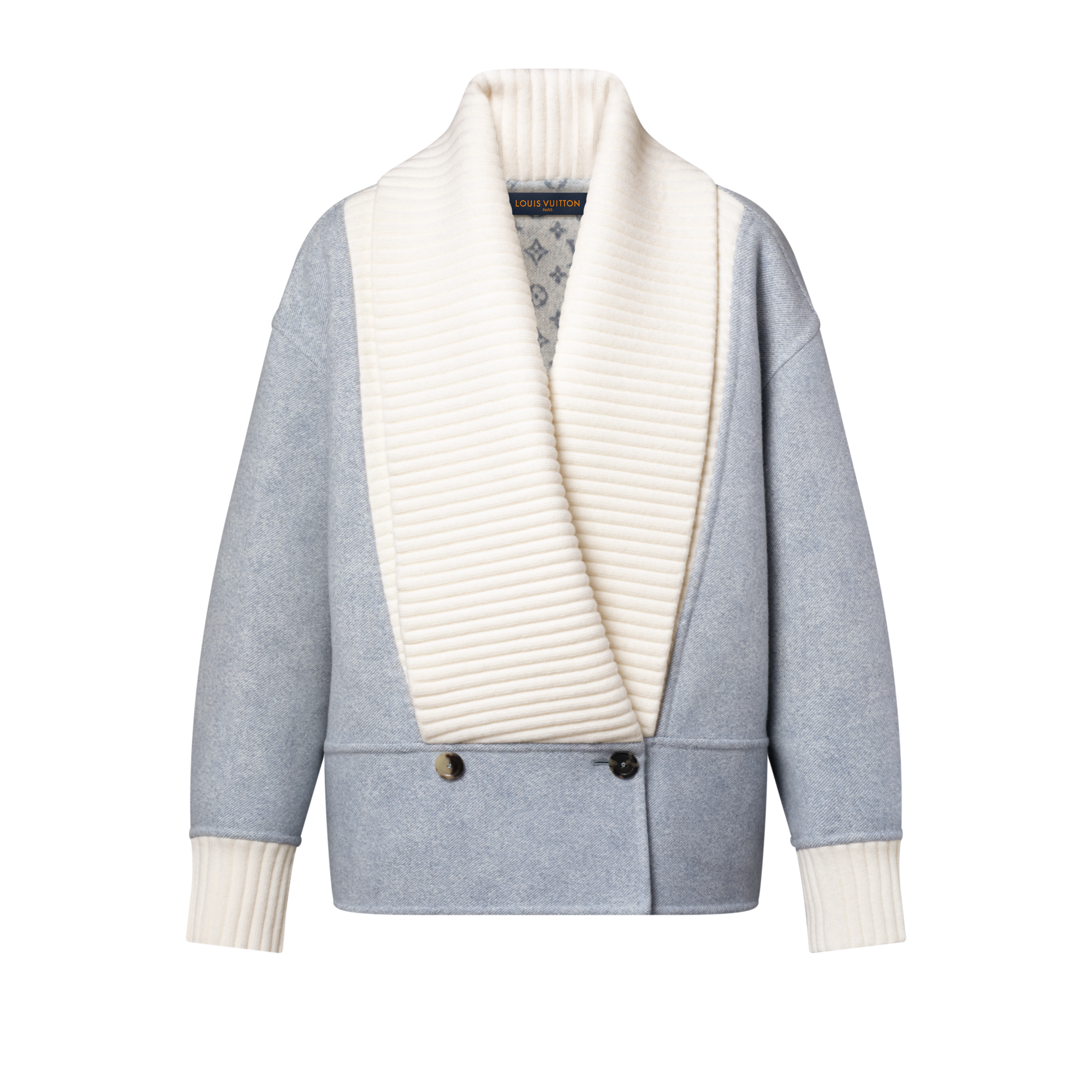 Denim-Effect Double Face Jacket  in Women