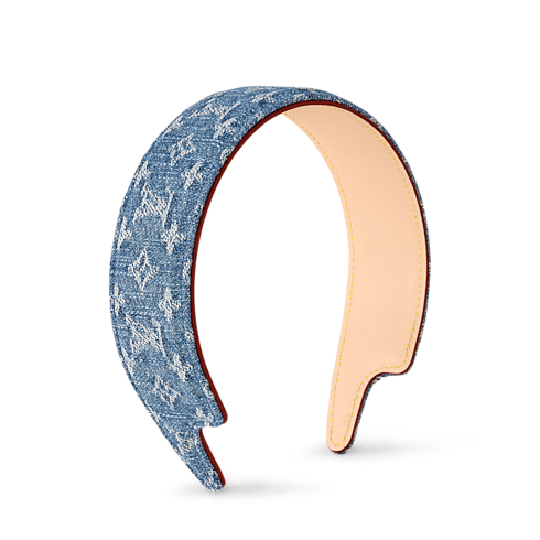 Denim Headband S00 in Women's Accessories Hair Accessories collections by Louis Vuitton (Product zoom)