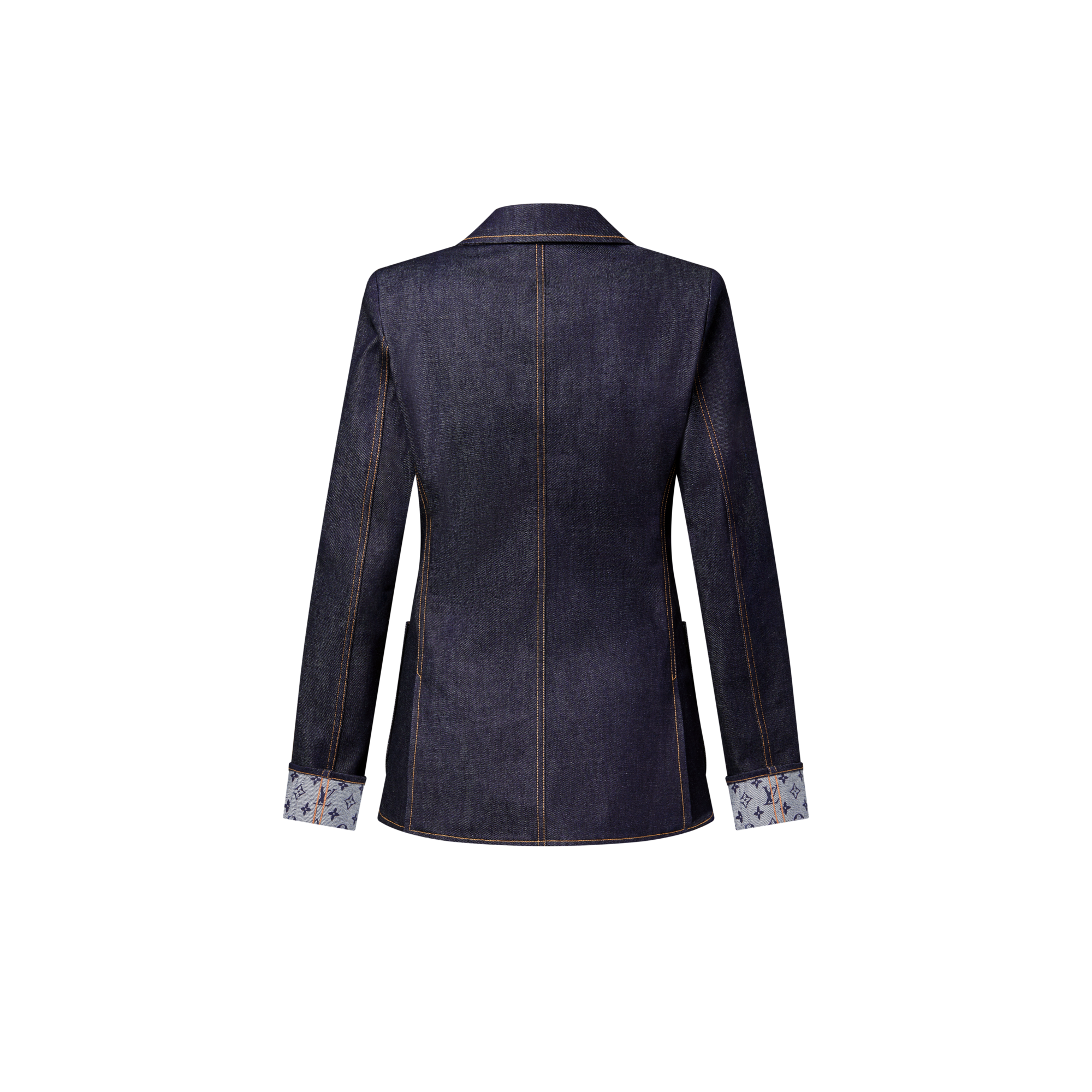 Denim Preppy Blazer  in Women