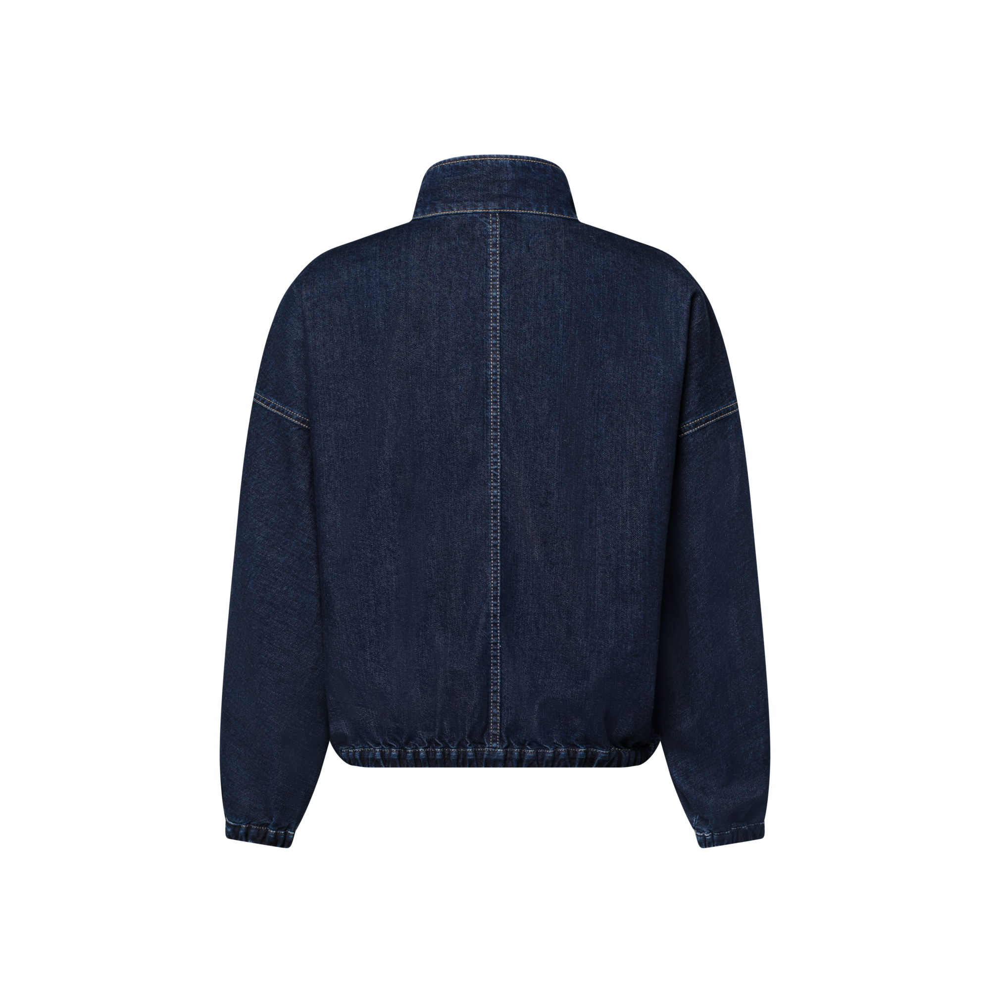 Denim Zip-Up Jacket  in Women