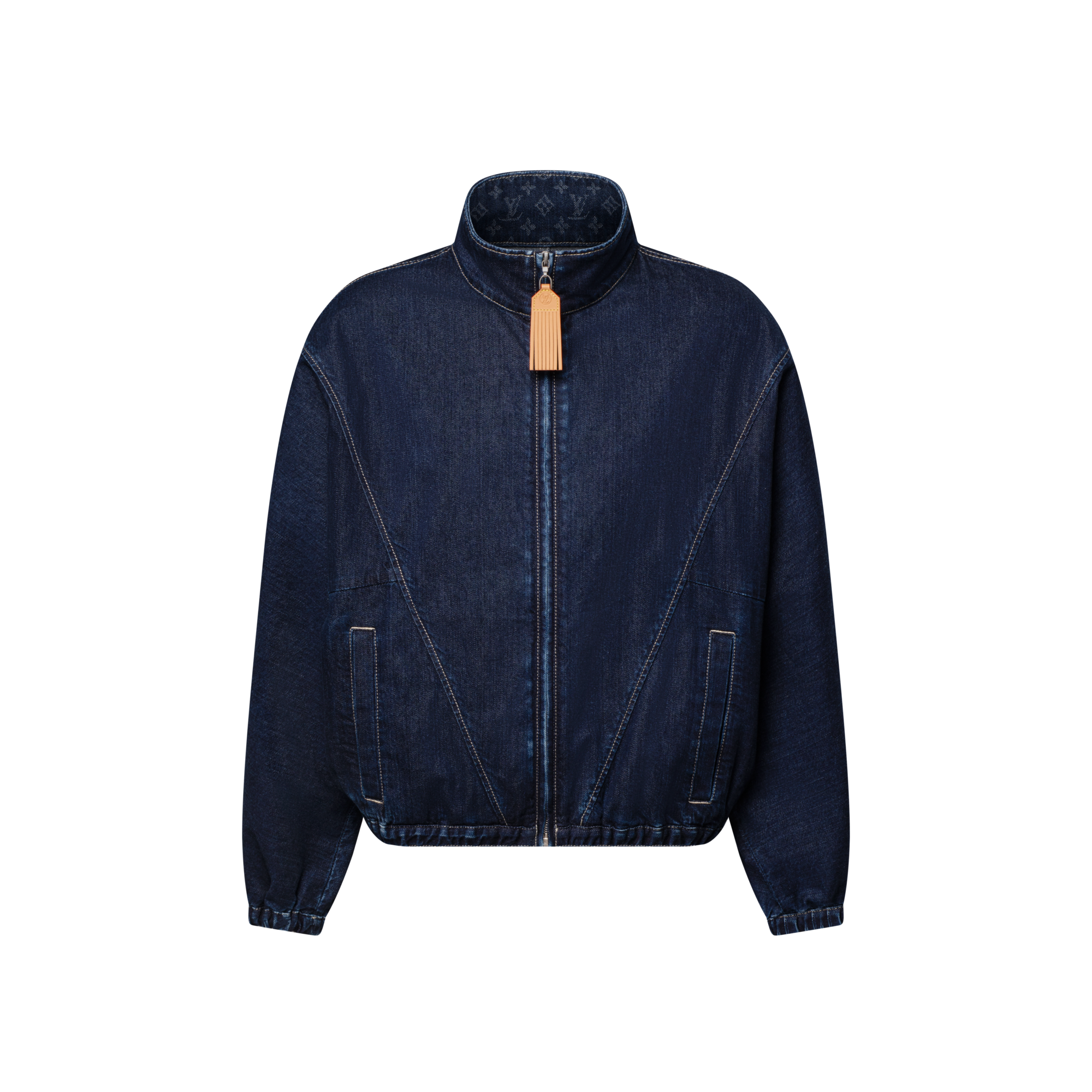 Denim Zip-Up Jacket  in Women