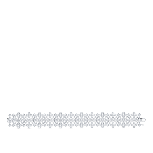 Dentelle Masterpiece Bracelet, White Gold And Diamonds in Jewellery's Categories All Fine Jewellery collections by Louis Vuitton (Product zoom)