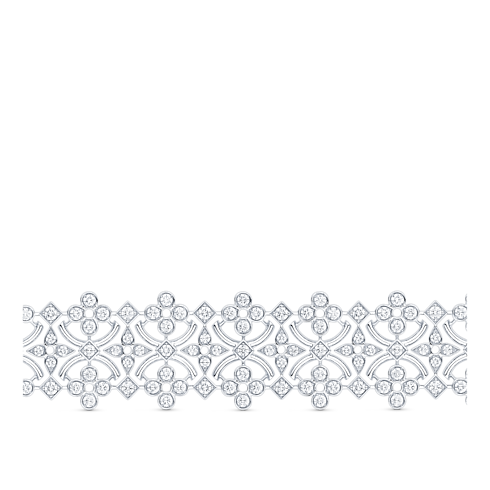 Dentelle Masterpiece Bracelet, White Gold And Diamonds in Jewellery's Categories All Fine Jewellery collections by Louis Vuitton (Product zoom)