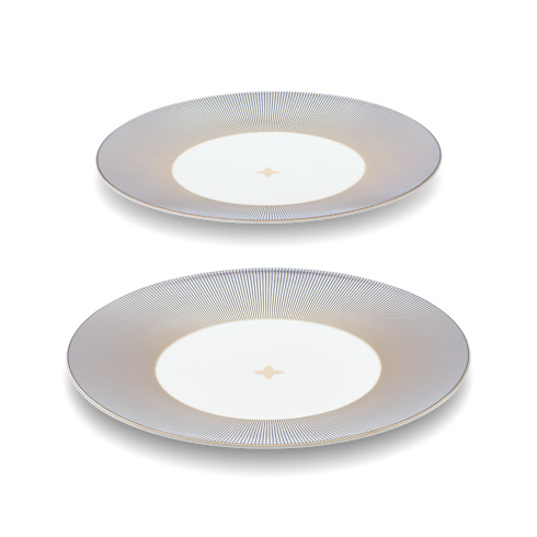 Dichroic Set Of 2 Presentation Plates in Trunks, Travel and Home's Home and Art of Dining Art of Dining collections by Louis Vuitton (Product zoom)