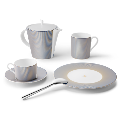 Dichroic Set Of 2 Teacups And Saucers in Trunks, Travel and Home's Home and Art of Dining Art of Dining collections by Louis Vuitton (Product zoom)